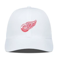Casquette ajustable structurée Zephyr Insignia Core blanche Detroit Red Wings pour homme Levelwear