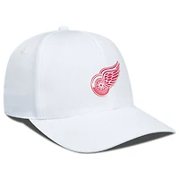 Casquette ajustable structurée Zephyr Insignia Core blanche Detroit Red Wings pour homme Levelwear