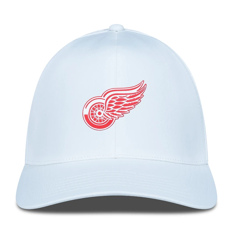 Casquette Zeta Insignia Core Flex blanche pour homme des Red Wings de Detroit Levelwear
