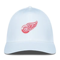 Casquette Zeta Insignia Core Flex blanche pour homme des Red Wings de Detroit Levelwear