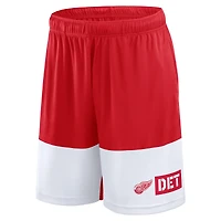 Men's Logo Athletic Red Detroit Wings Best of the Shorts