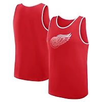 Débardeur pour homme avec logo rouge athlétique des Red Wings de Detroit, succès inégalé