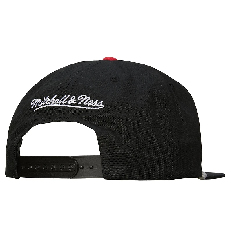 Casquette snapback Mitchell & Ness noire Detroit Red Wings Ascend Deadstock pour homme