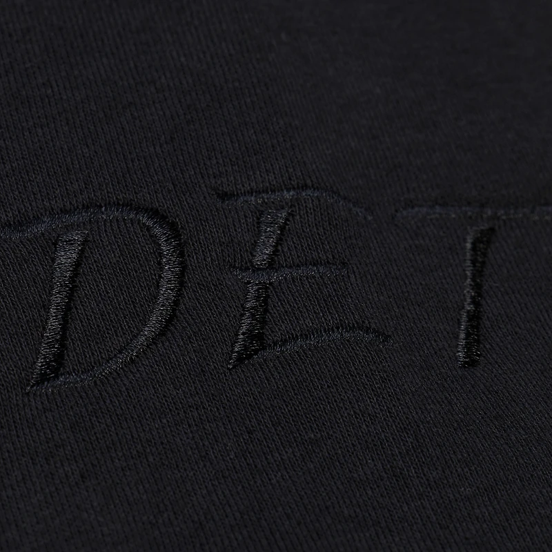 Sweat-shirt à col rond en polaire Phantom noir des Red Wings de Détroit Mitchell & Ness pour homme