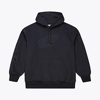 Sweat à capuche polaire Phantom noir Mitchell & Ness pour homme, Detroit Red Wings