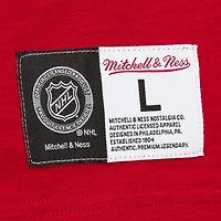 T-shirt à manches longues raglan légendaire rouge/noir Detroit Red Wings de Mitchell & Ness pour homme