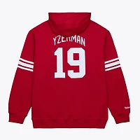 Men's Mitchell & Ness Steve Yzerman Scarlet Detroit Red Wings 1997 Name Number Premium Pullover Hoodie