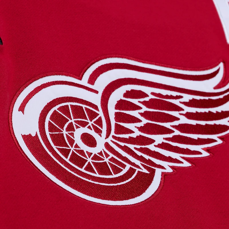 Men's Mitchell & Ness Steve Yzerman Scarlet Detroit Red Wings 1997 Name Number Premium Pullover Hoodie