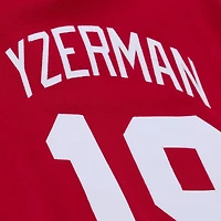 Men's Mitchell & Ness Steve Yzerman Scarlet Detroit Red Wings 1997 Name Number Premium Pullover Hoodie