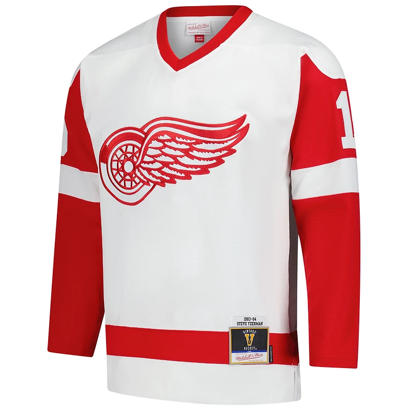 Men's Mitchell & Ness Steve Yzerman White Detroit Red Wings Power Play Jersey