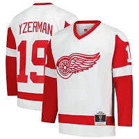 Men's Mitchell & Ness Steve Yzerman White Detroit Red Wings Power Play Jersey