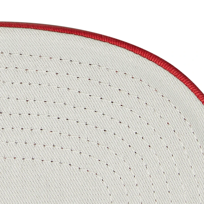 Men's Mitchell & Ness White/Red Detroit Red Wings Gridlock Trucker Adjustable Hat