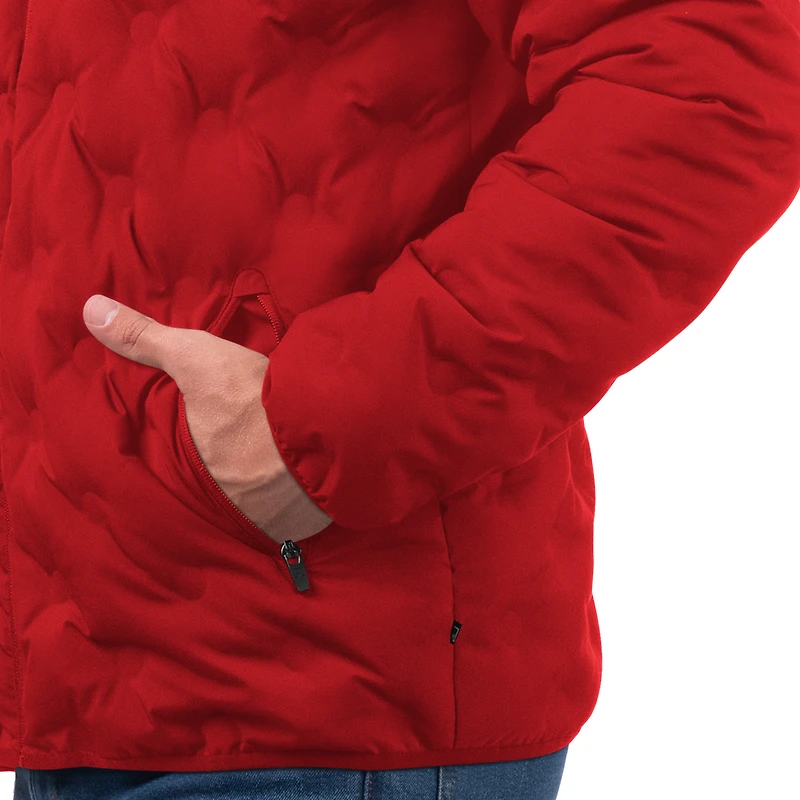 Men's MSX by Michael Strahan Red Detroit Wings Persistence Quilted Full-Zip Jacket
