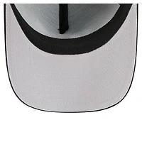 Men's New Era Black Detroit Red Wings 39THIRTY A-Frame Perforated Flex Hat