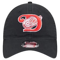 Casquette ajustable New Era noire Detroit Red Wings Deceptor 9TWENTY pour homme