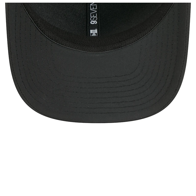 Men's New Era Black Detroit Red Wings Sport Vented 9SEVENTY Rope Adjustable Hat
