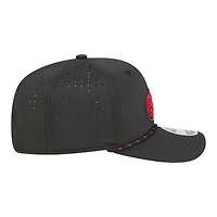 Casquette New Era noire Detroit Red Wings Sport ventilée 9SEVENTY pour homme, ajustable par corde