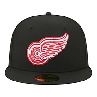 Men's New Era  Black Detroit Red Wings Zamboni 59FIFTY Fitted Hat