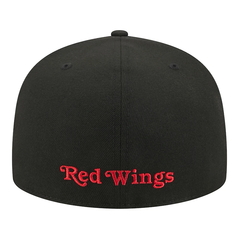 Men's New Era Black Detroit Red Wings Zamboni 59FIFTY Fitted Hat