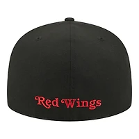 Men's New Era  Black Detroit Red Wings Zamboni 59FIFTY Fitted Hat