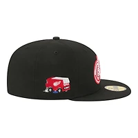 Men's New Era  Black Detroit Red Wings Zamboni 59FIFTY Fitted Hat