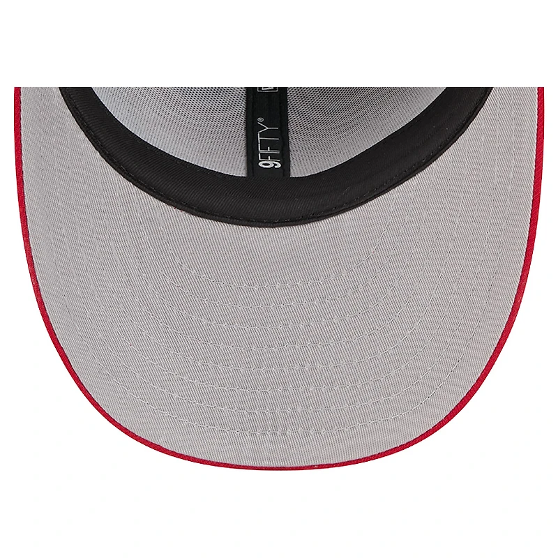 Men's New Era  Gray/Red Detroit Red Wings Wool Pin Low Profile 9FIFTY Snapback Hat