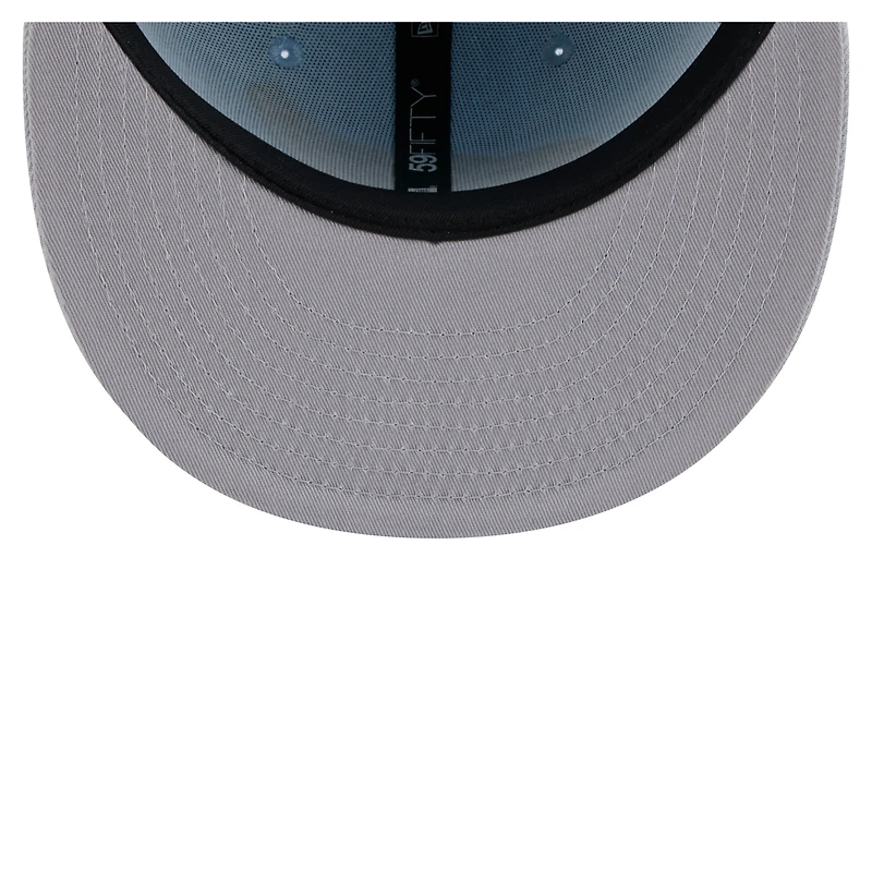 Men's New Era  Light Blue/Gray Detroit Red Wings Color Pack Two-Tone 59FIFTY Fitted Hat