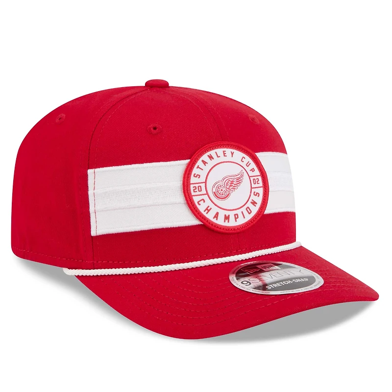 Men's New Era  Red Detroit Red Wings 2002 Stanley Cup Champions 9SEVENTY Adjustable Hat