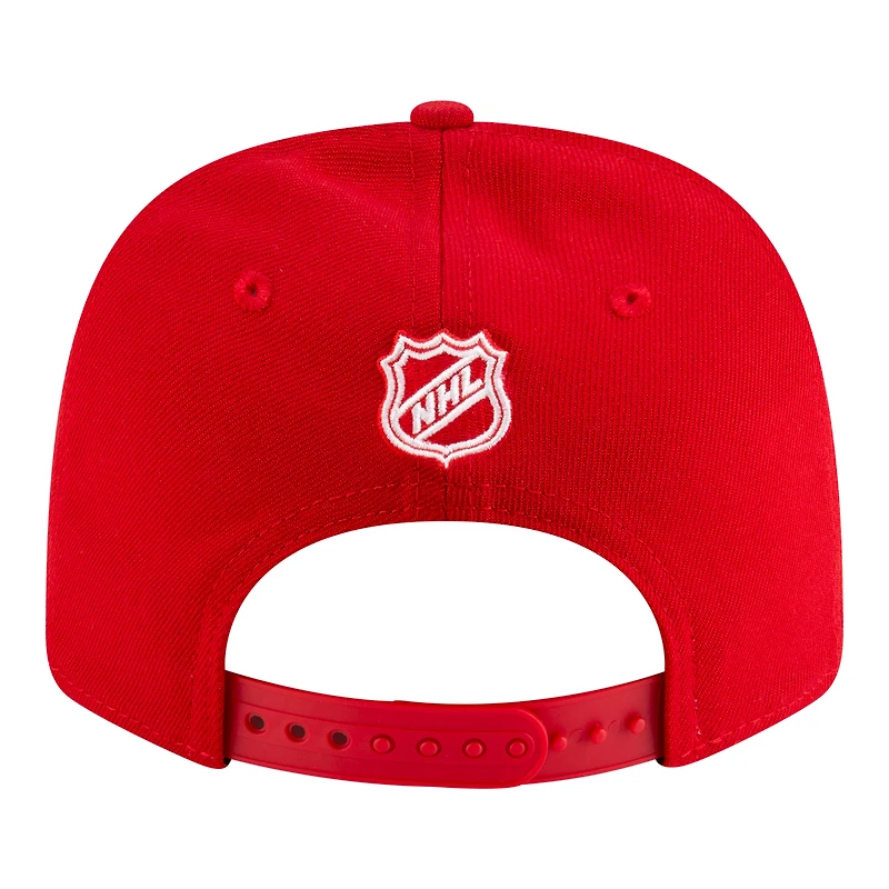 Casquette ajustable New Era rouge Detroit Red Wings 9SEVENTY pour homme