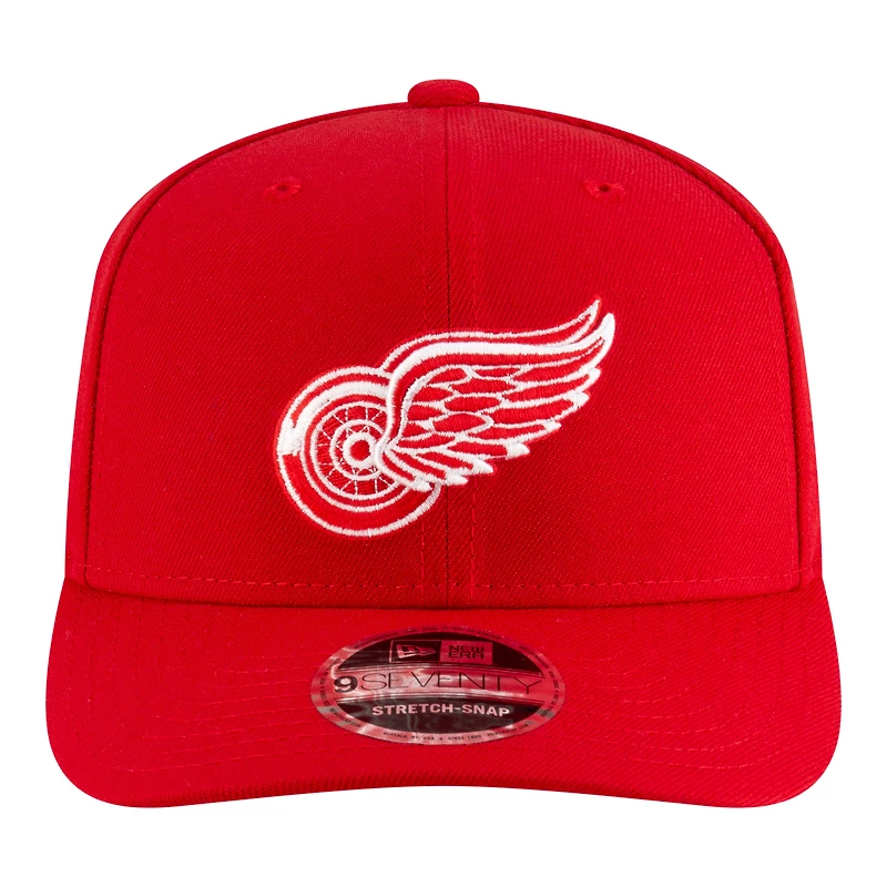 Men's New Era  Red Detroit Red Wings 9SEVENTY COOLERA Adjustable Hat
