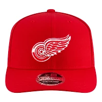 Men's New Era  Red Detroit Red Wings 9SEVENTY COOLERA Adjustable Hat