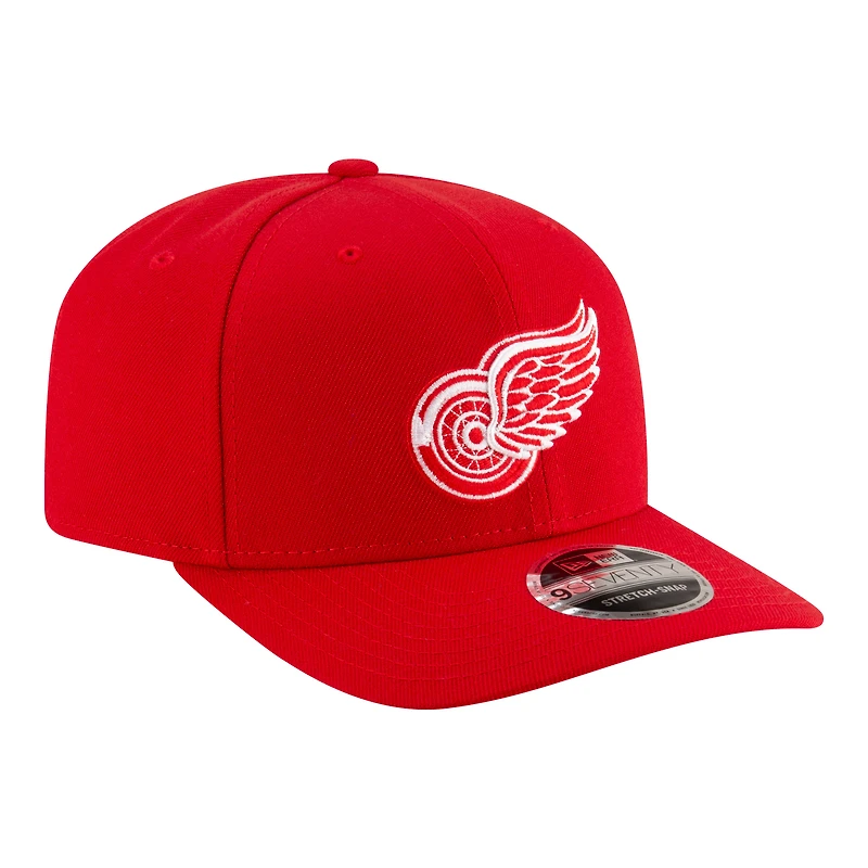 Men's New Era  Red Detroit Red Wings 9SEVENTY COOLERA Adjustable Hat