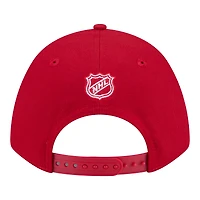 Casquette ajustable New Era rouge Detroit Red Wings COOLERA 9FORTY M-Crown pour homme