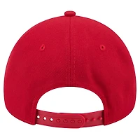 Men's New Era  Red Detroit Red Wings Core A-Frame 9FORTY Adjustable Hat