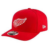Casquette ajustable New Era rouge Detroit Red Wings Team Collection Basic 9SEVENTY pour homme