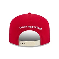 Men's New Era  Red Detroit Red Wings Throwback Stanley Cup Champions Side Patch 19TWENTY Adjustable Hat