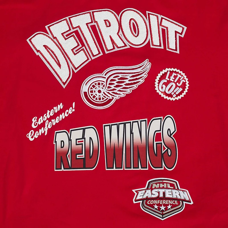 T-shirt rouge Pro Standard pour homme des Red Wings de Detroit