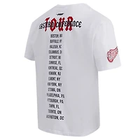 T-shirt blanc Pro Standard des Red Wings de Detroit City Tour pour hommes