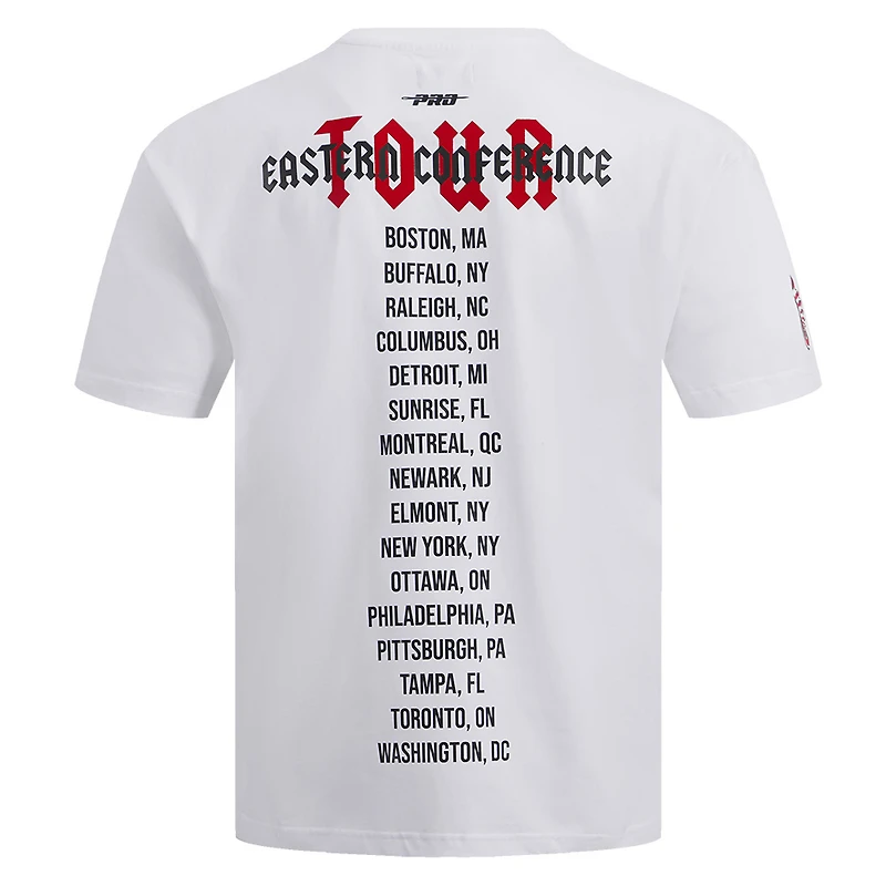 T-shirt blanc Pro Standard des Red Wings de Detroit City Tour pour hommes
