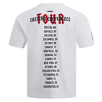 T-shirt blanc Pro Standard des Red Wings de Detroit City Tour pour hommes
