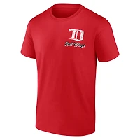 T-shirt rouge pour homme Detroit Red Wings Never Over