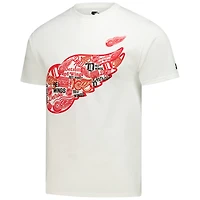 T-shirt homme Starter blanc avec logo collage des Red Wings de Détroit