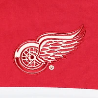 Men's Tommy Hilfiger Red Detroit Wings Walter Lace-Up Long Sleeve Top