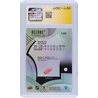 Moritz Seider Detroit Red Wings Autographed 2021-22 Upper Deck Allure Sunrise #130 CGC Fanatics Witnessed Authenticated 9/10 Rookie Card