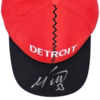 Casquette rétro adidas Reverse dédicacée par Moritz Seider des Red Wings de Detroit 2022-23