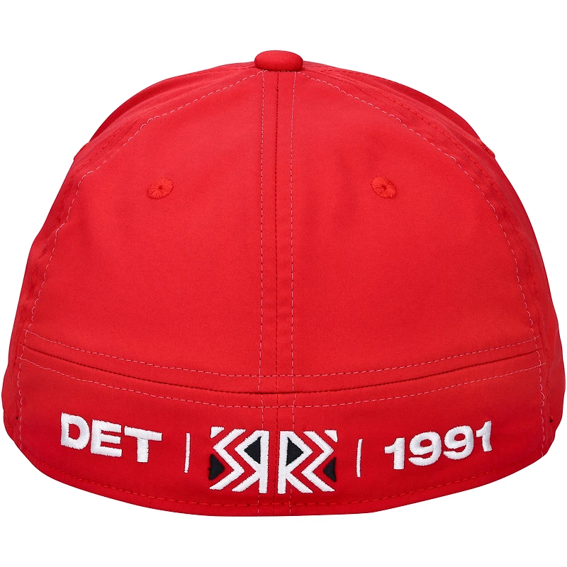 Casquette rétro adidas Reverse dédicacée par Moritz Seider des Red Wings de Detroit 2022-23