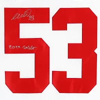 Maillot authentique Adidas blanc autographié V106832 RdWngs Moritz Seider Detroit Red Wings avec inscription « 2022 Calder » Maillot Moritz Seider AUT HK 45618 AUTJERHOC JRSYSE0162