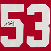 Maillot authentique adidas autographié par Moritz Seider Red Detroit Red Wings