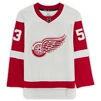 Maillot authentique adidas autographié par Moritz Seider des Red Wings de Detroit blanc