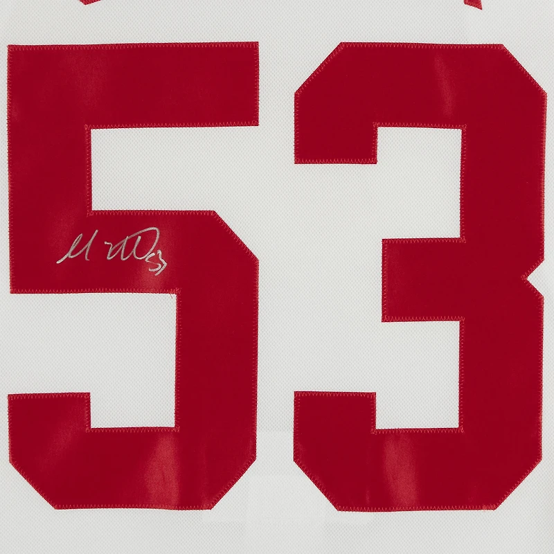 Maillot authentique adidas autographié par Moritz Seider des Red Wings de Detroit blanc